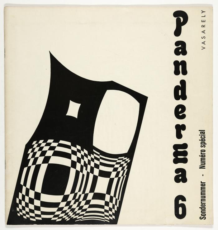 VICTOR VASARÉLY
Panderma 6. Eine Zeitschrift von / Une Revue de Carl Lazlo. Sonderheft / Numéro spécial. Basel: Panderma Verlag (1964).