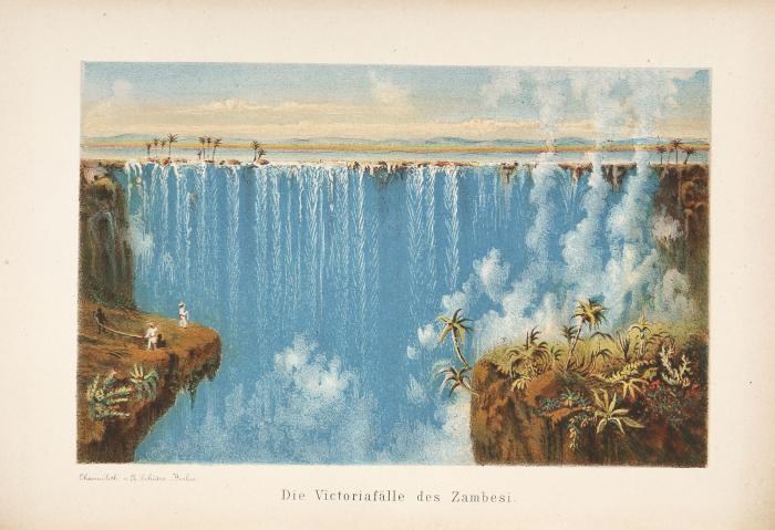 Nach den Victoriafällen des Zambesi. Nebst einem astronomischen, einem commerciellen Anhang vom Verfasser und einem geognostischen von Adolf Hübner: Die südafrikanischen Diamentenfelder. 2 in 1 Bd.