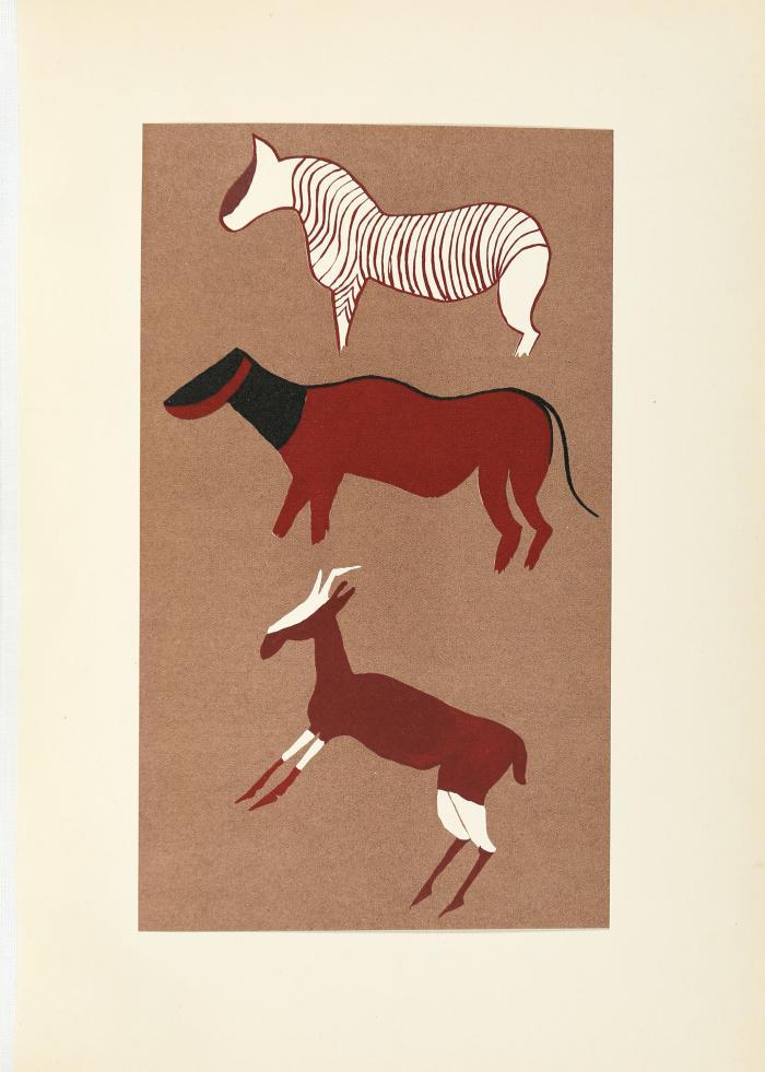 Obermaier, Hugo und Hebert Kühn: Buschmannkunst. Felsmalereien aus Südwestafrika. Nach den Aufnahmen von Reinhard Maack.