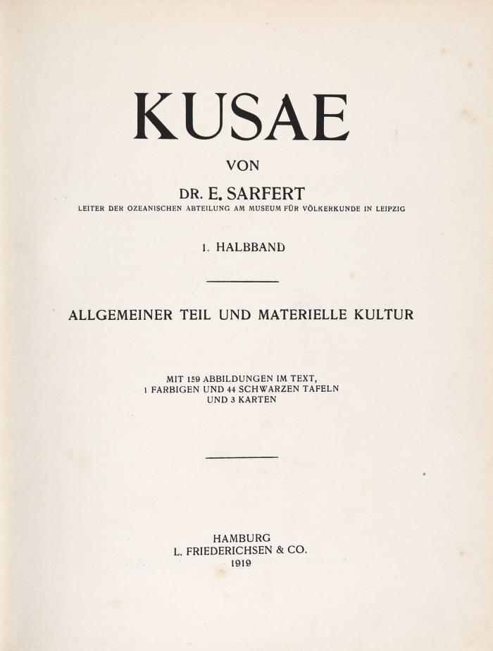 Kusae. 2 Bde. (1. Halbband / 2. Halbband).