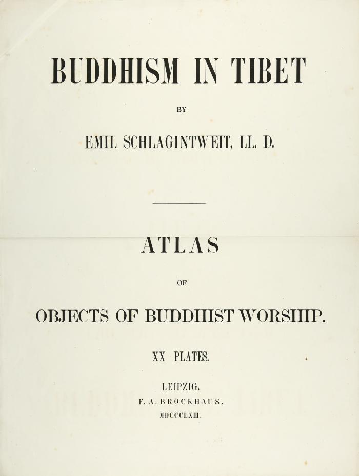 Buddhism in Tibet. Atlas of Objects of Buddhist Worship. Nur Atlasband (ohne den Textband).