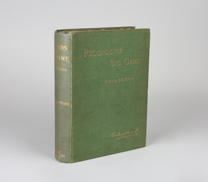 Records of big game with their distribution, characteristics, dimensions, weights, and measurements of horns, antlers, tusks & skins. Third ed.