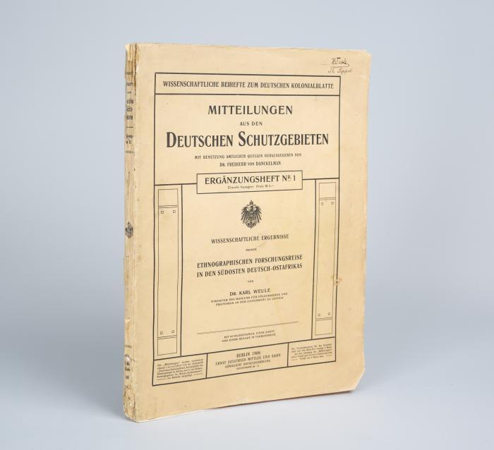 Wissenschaftliche Ergebnisse meiner ethnographischen Forschungsreise in den Südosten Deutsch-Ostafrikas.
