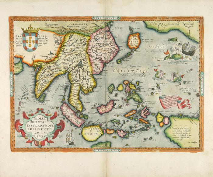 Südasien. – Konvolut von 3 (teil)kol. Kupferstichkarten.