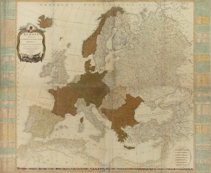 Europa. – Europe. Divided into Its Empires, Kingdoms, States, Republics, &c. By Thos. Kitchin, Hydrographer to the King, with many Additions and Improvements from the latest Surveys and Observations.