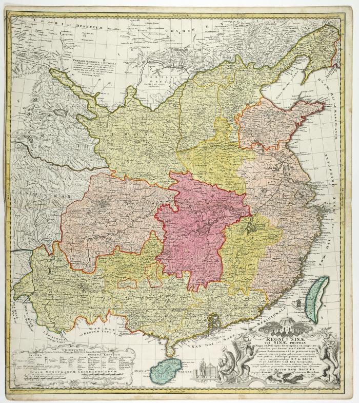 China. – Regni Sinae vel Sinae Propriae.