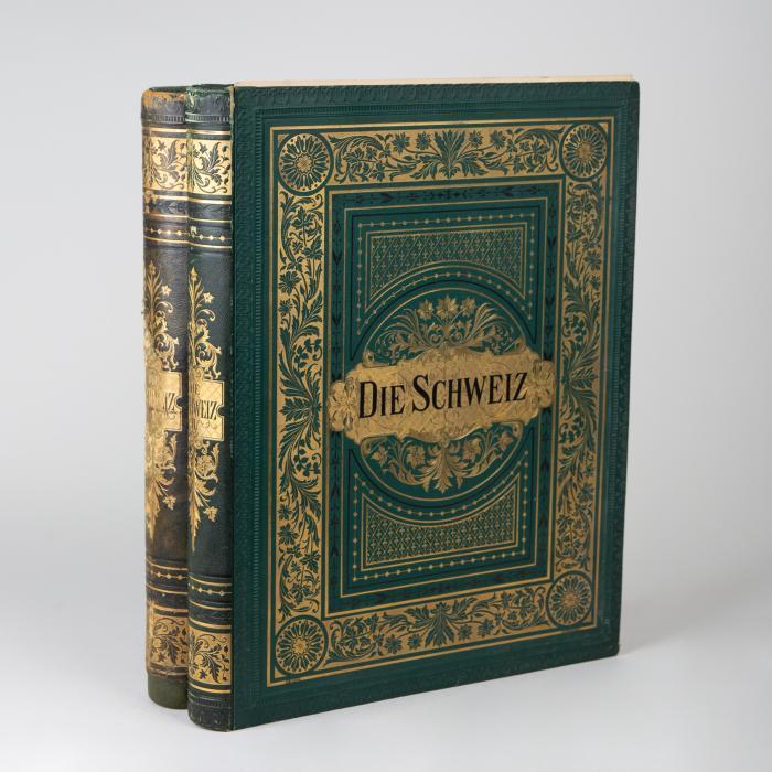 Die Schweiz. München und Berlin: F. Bruckmann o. J. (um 1876). 2 Bde.