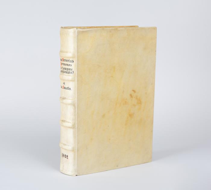 Sermones de tempore. Pars hiemalis (und) Sermones de sanctis. 2 Teile (von 3) in 1 Bd.