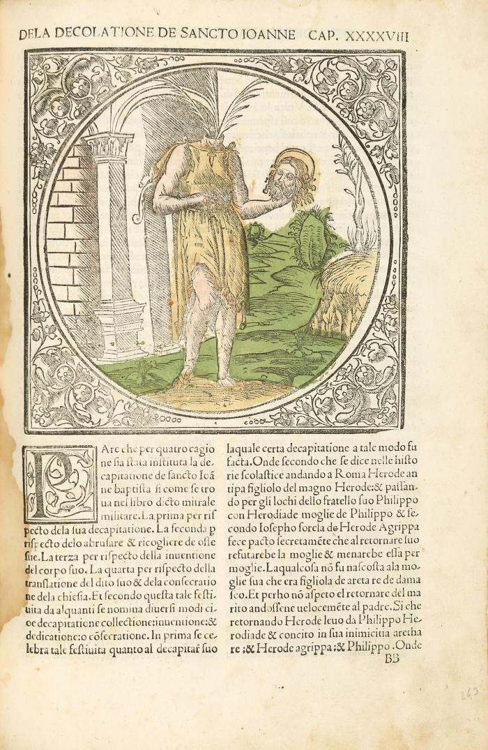 Jacobus de Voragine: Legendario de’ Sancti novamente stampado (= Legenda aurea).