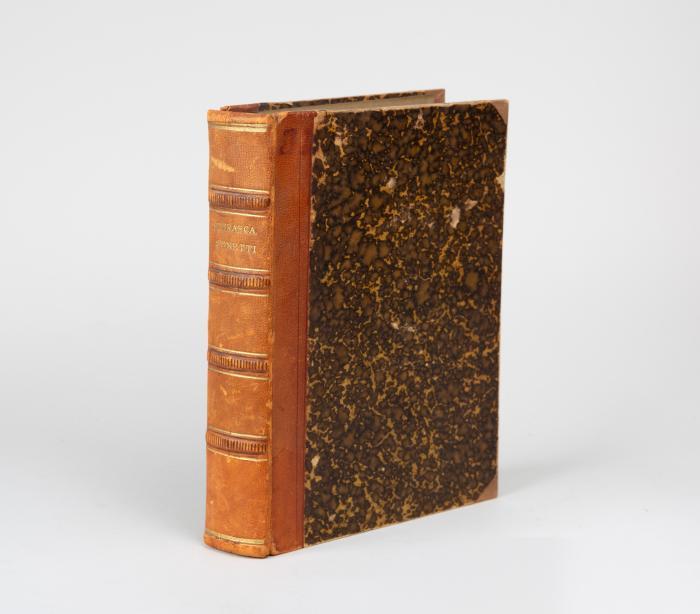 Petrarca, Franceso: Sonetti, canzoni e triomphi. Con la spositione di Bernardino Daniello da Lucca. Venedig: Fratelli de Nicolini da Sabio für G. Pederzano 1549.