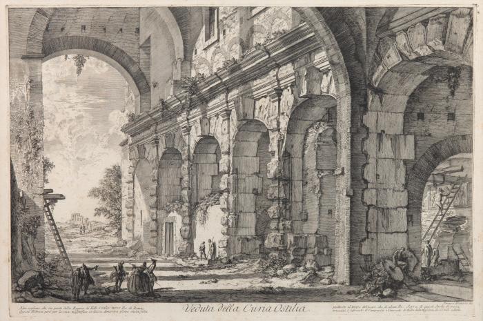 Veduta della Curia Ostilia