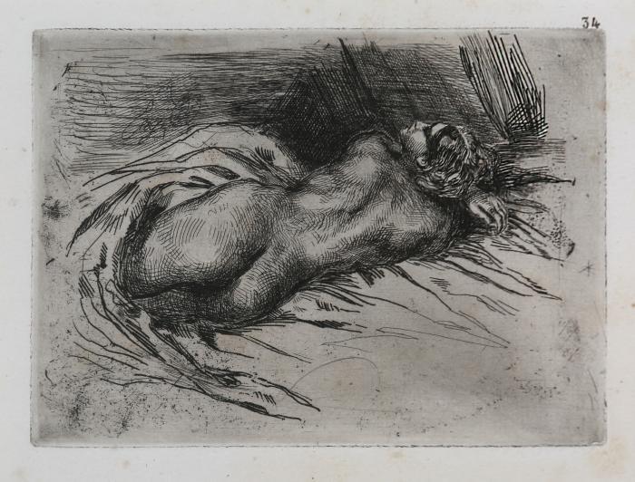 Étude de femme vue de dos