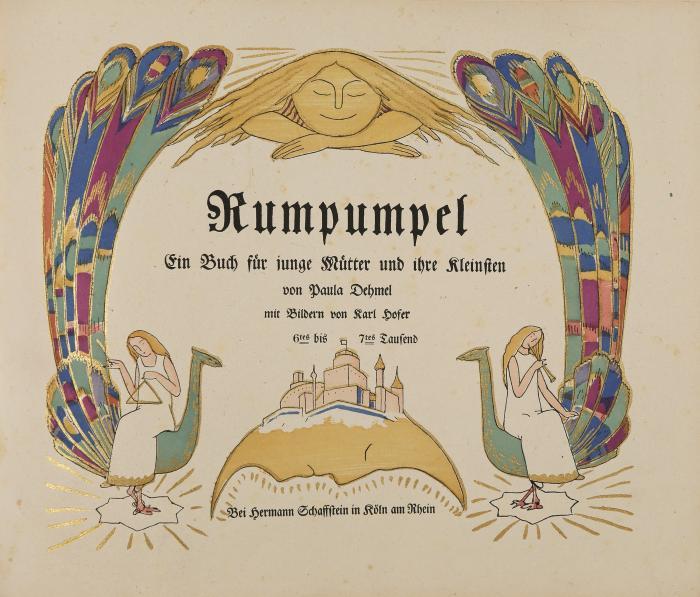 Rumpumpel. Ein Buch für junge Mütter und ihre Kleinsten. 6.-7. Tsd.