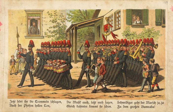 Hurrah! Die Soldaten kommen! Stuttgart u. Leipzig: W. Effenberger i. Loewe Verlag o. J. (um 1915).
