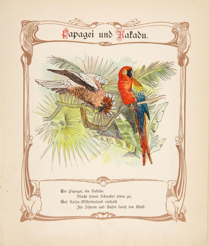 Deutsches Kolonial-Bilderbuch, Reime von A. Wünsche.