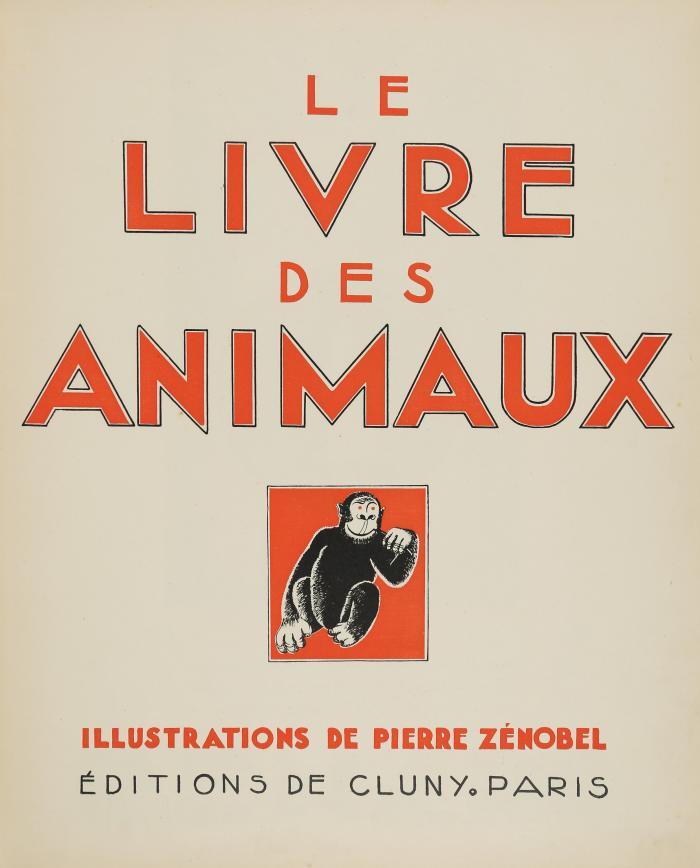 Le livre des animaux.