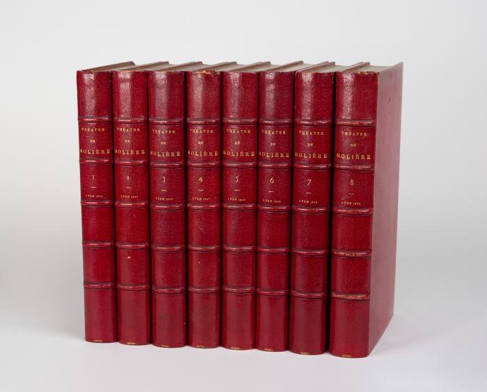 Molière, Jean Baptiste Poquelin de: Le Théatre. Collationné minutieusement sur les premières éditions & sur celles des années 1666, 1674 & 1682.