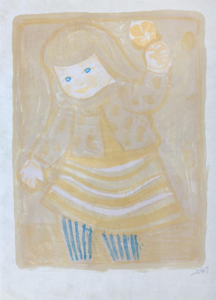 Bettina (Mit Kapuzinerblume)